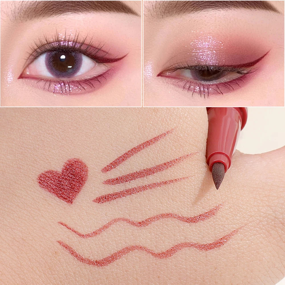 Waterproof Matte Red Liquid Eyeliner Pencil