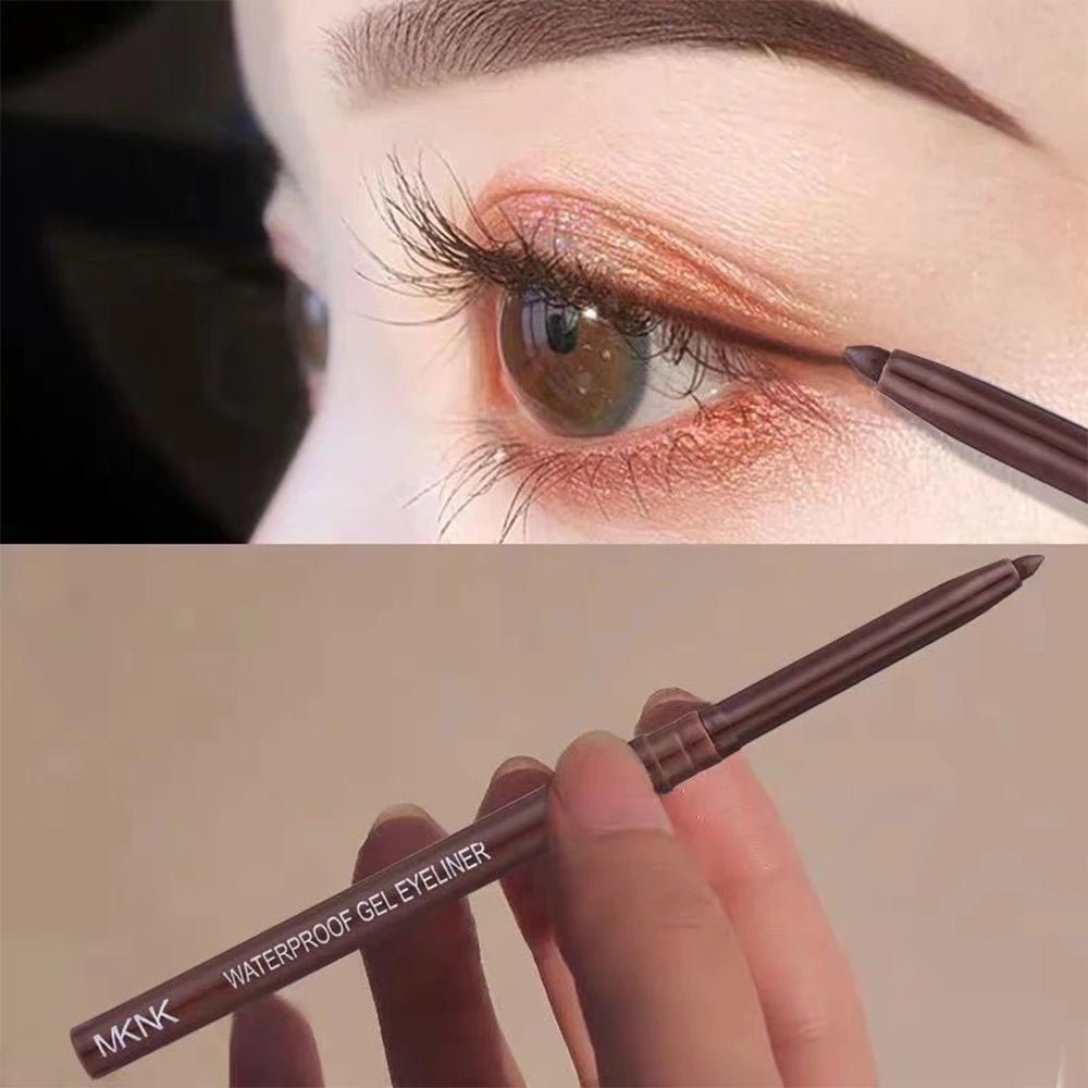 Waterproof Eyeliner Pen Smooth Matte Black Brown