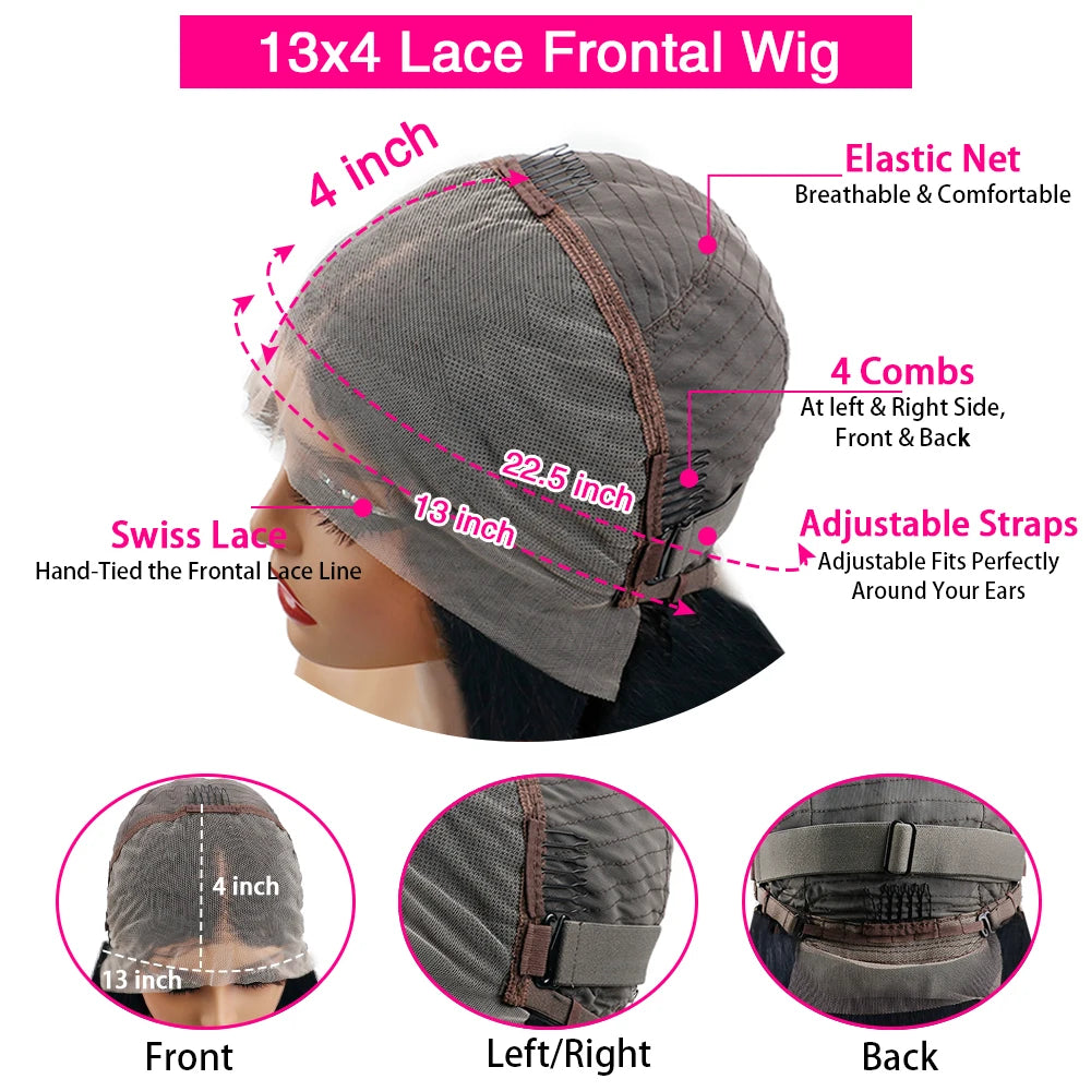 HD Transparent Lace 200 Density 13x4 13x6