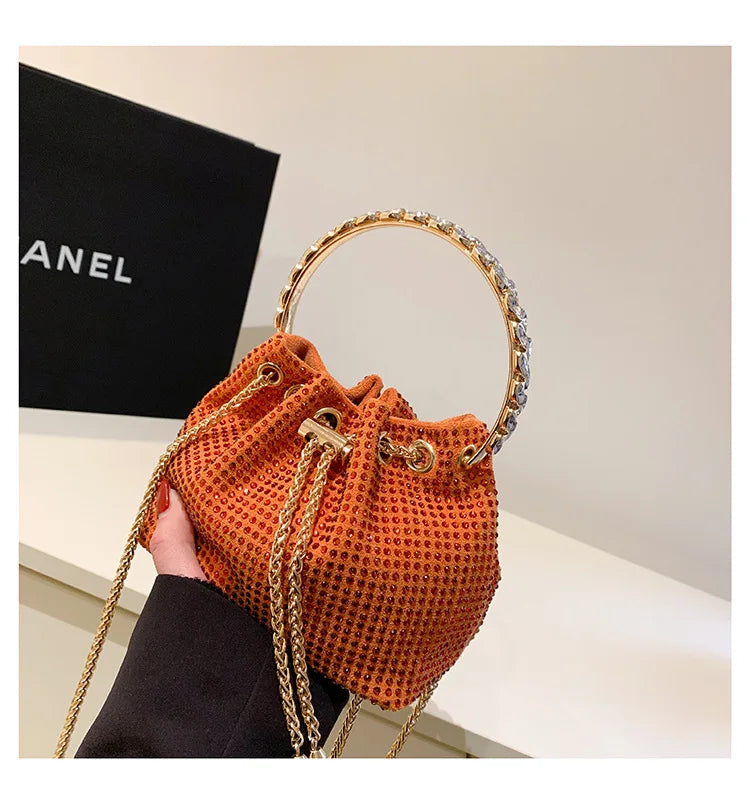 Luxury Diamonds Designer Party Handbag 2023 Tassel Chain Evening