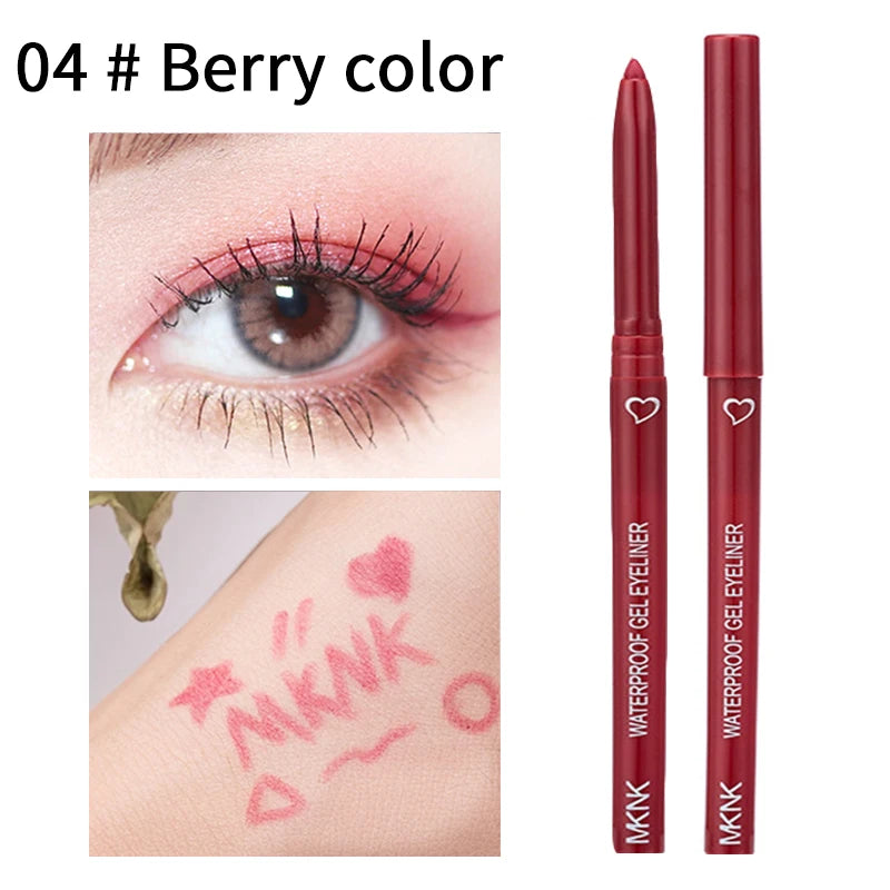 Waterproof Eyeliner Pen Smooth Matte Black Brown