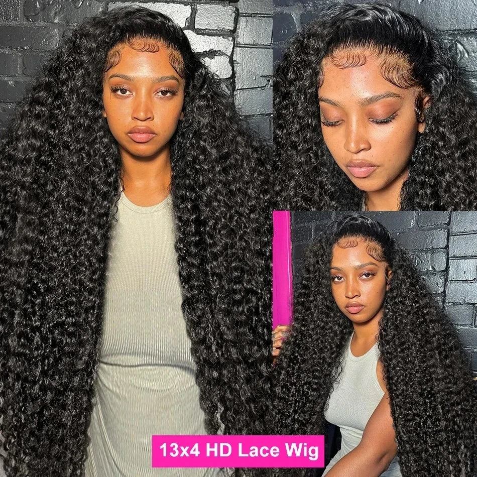 Deep Wave Frontal Wig Hd Lace Wigs On Clearance Sale 13x4 13x6 Water Wave