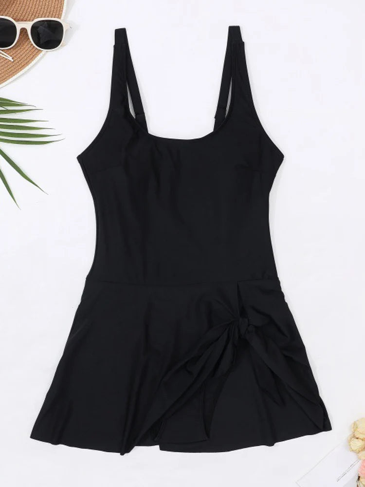 2025 Sexy Solid Strapped Swimwear