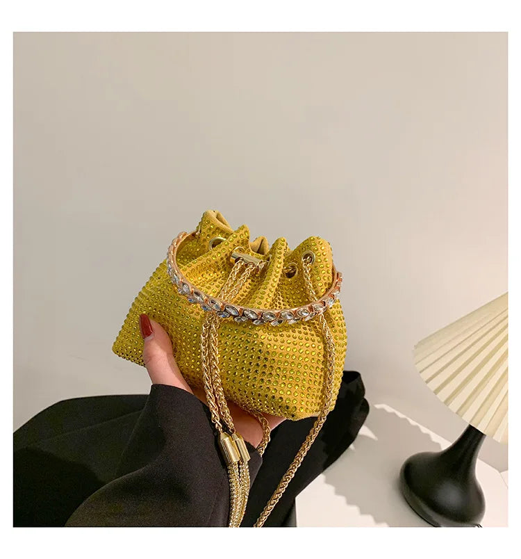 Luxury Diamonds Designer Party Handbag 2023 Tassel Chain Evening