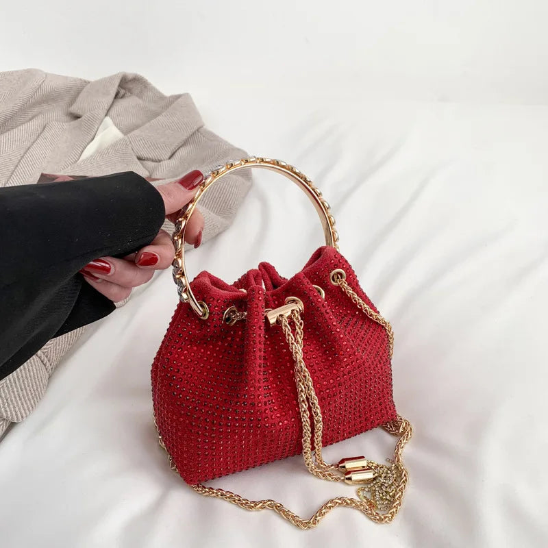 Luxury Diamonds Designer Party Handbag 2023 Tassel Chain Evening