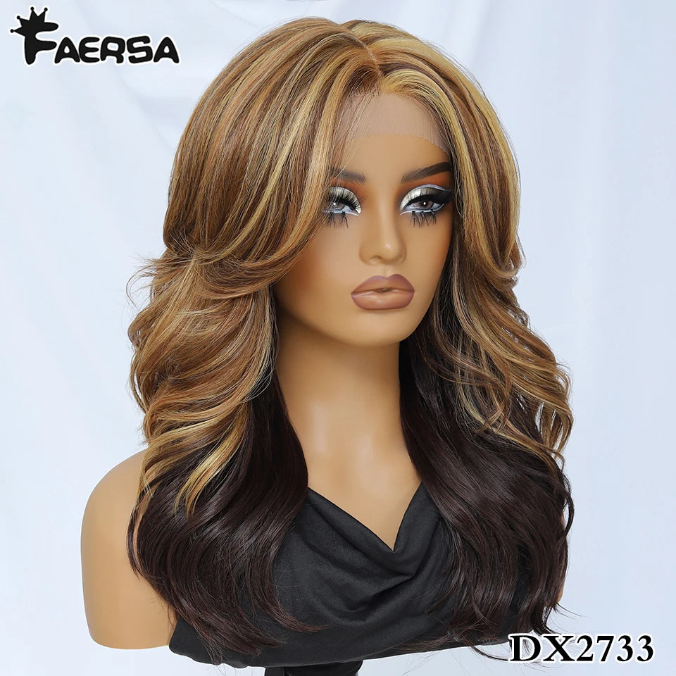 Body Wave Layered Wigs With Bangs For Women