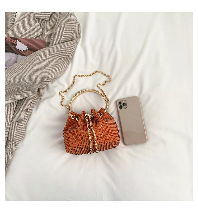 Luxury Diamonds Designer Party Handbag 2023 Tassel Chain Evening
