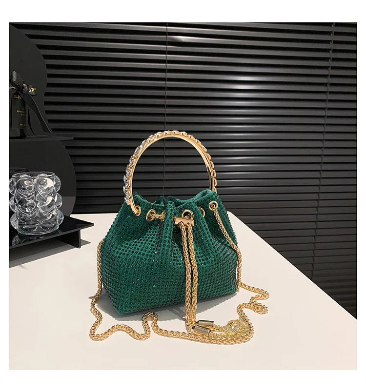 Luxury Diamonds Designer Party Handbag 2023 Tassel Chain Evening