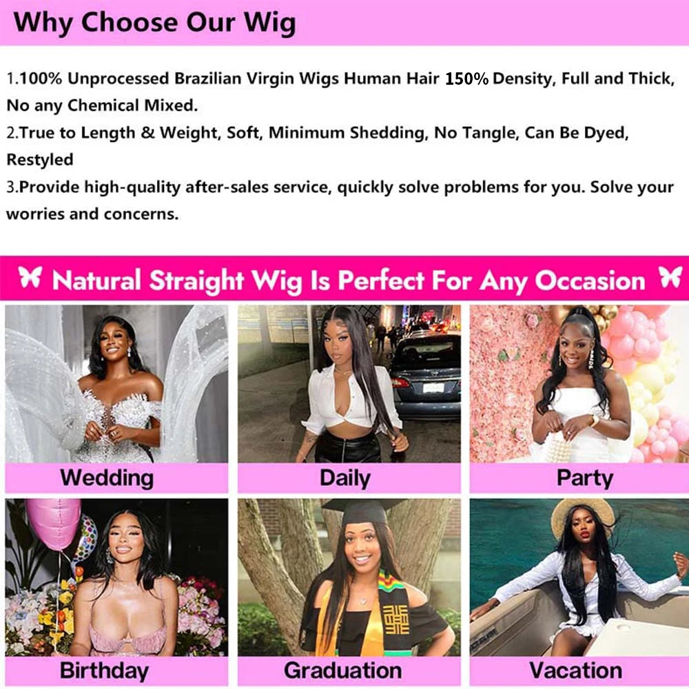 Straight Pixie Cut Human Hair Wig Short