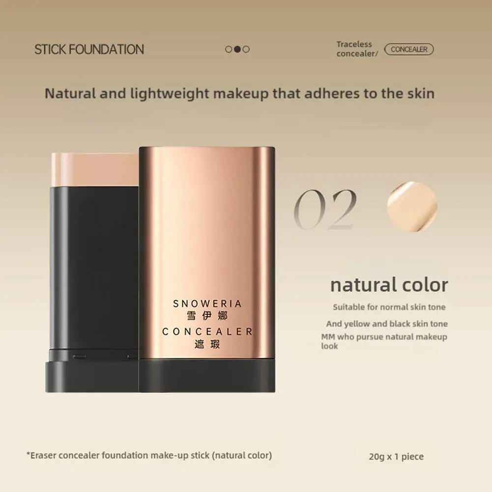 2 In 1 Foundation Stick High Coverage Concealer
