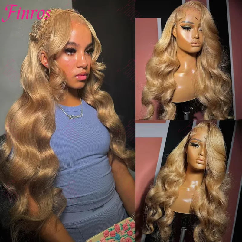 Honey Blond Body Wave 13x4 Lace Frontal