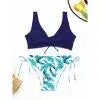 Sexy Bikini Set Women Biquini Swimwear V-Neck Push