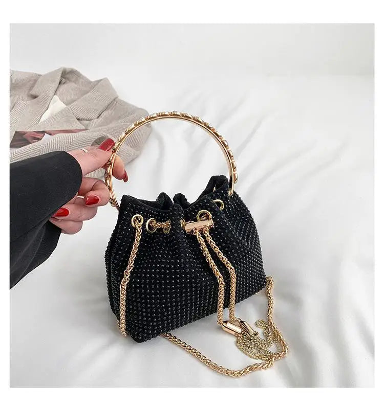Luxury Diamonds Designer Party Handbag 2023 Tassel Chain Evening