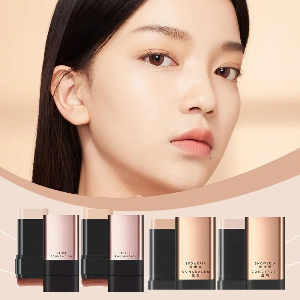 2 In 1 Foundation Stick High Coverage Concealer