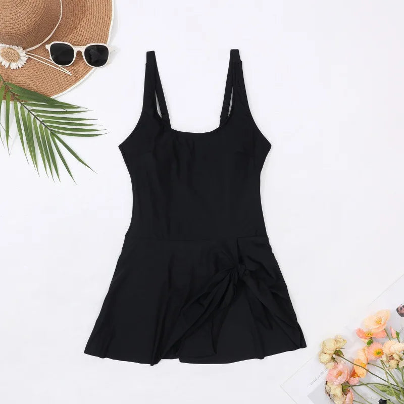 2025 Sexy Solid Strapped Swimwear