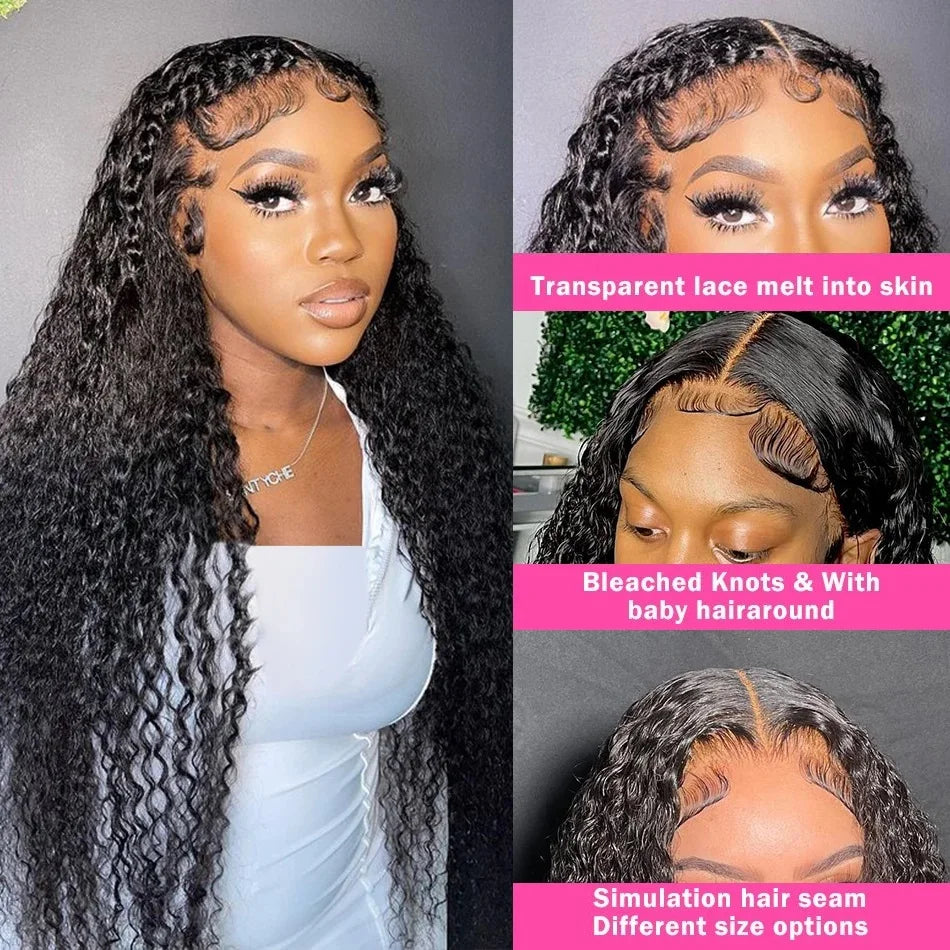 Deep Wave Frontal Wig Hd Lace Wigs On Clearance Sale 13x4 13x6 Water Wave