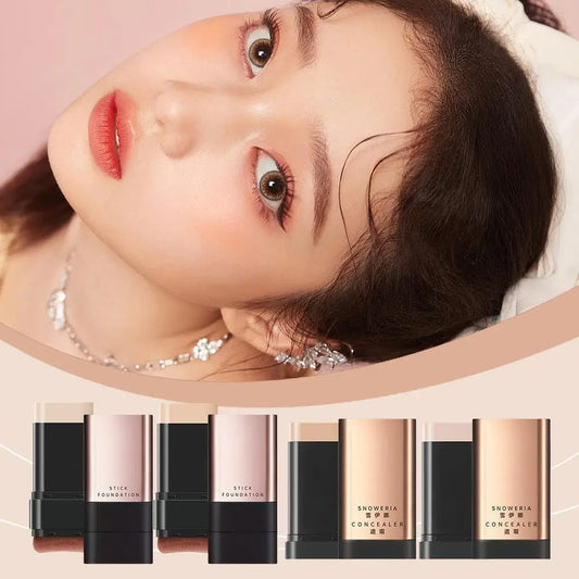 2 In 1 Foundation Stick High Coverage Concealer