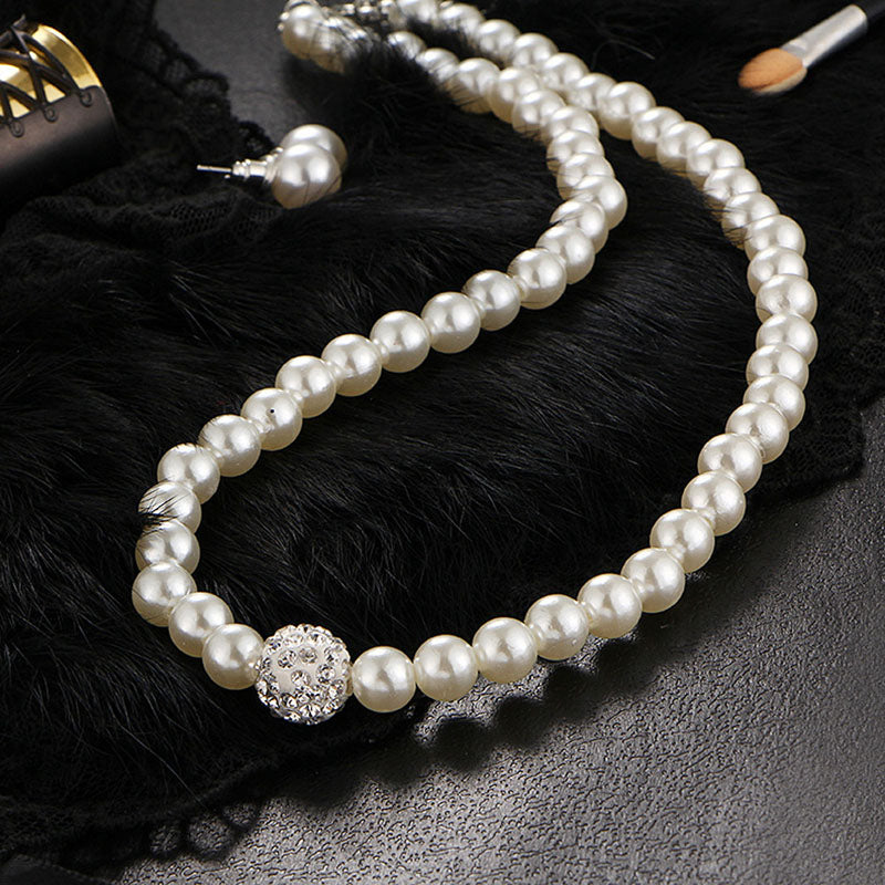 Womens Bride Wedding Jewelry Set Rhinestone