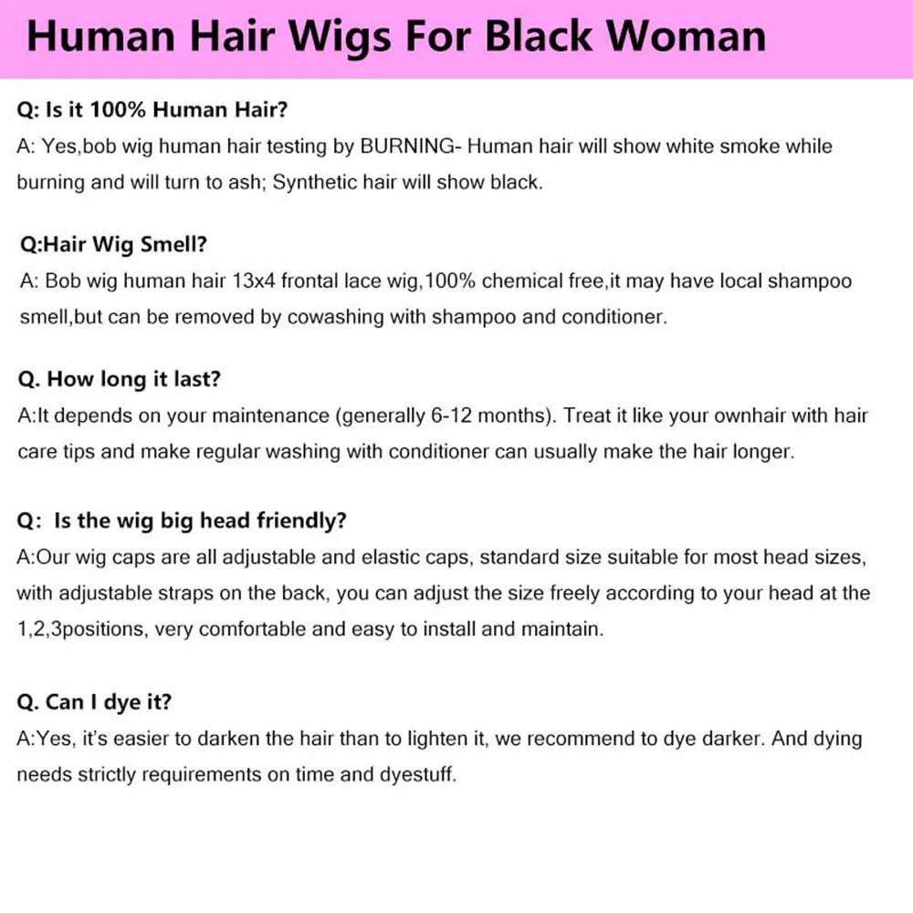 Straight Pixie Cut Human Hair Wig Short