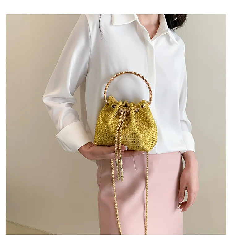Luxury Diamonds Designer Party Handbag 2023 Tassel Chain Evening