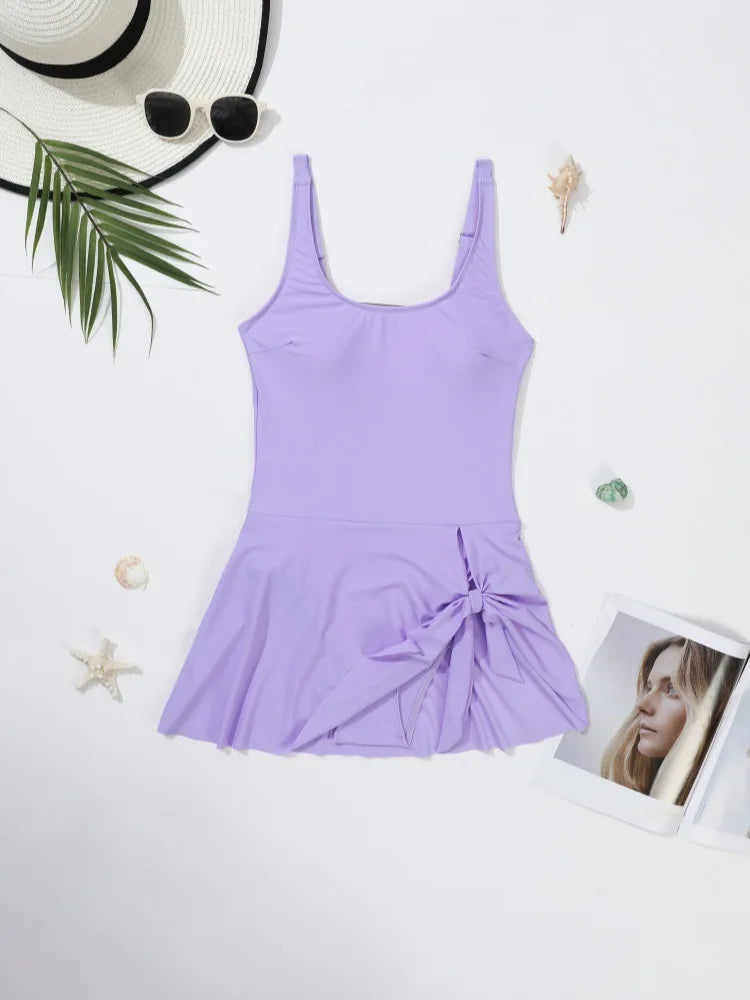 2025 Sexy Solid Strapped Swimwear