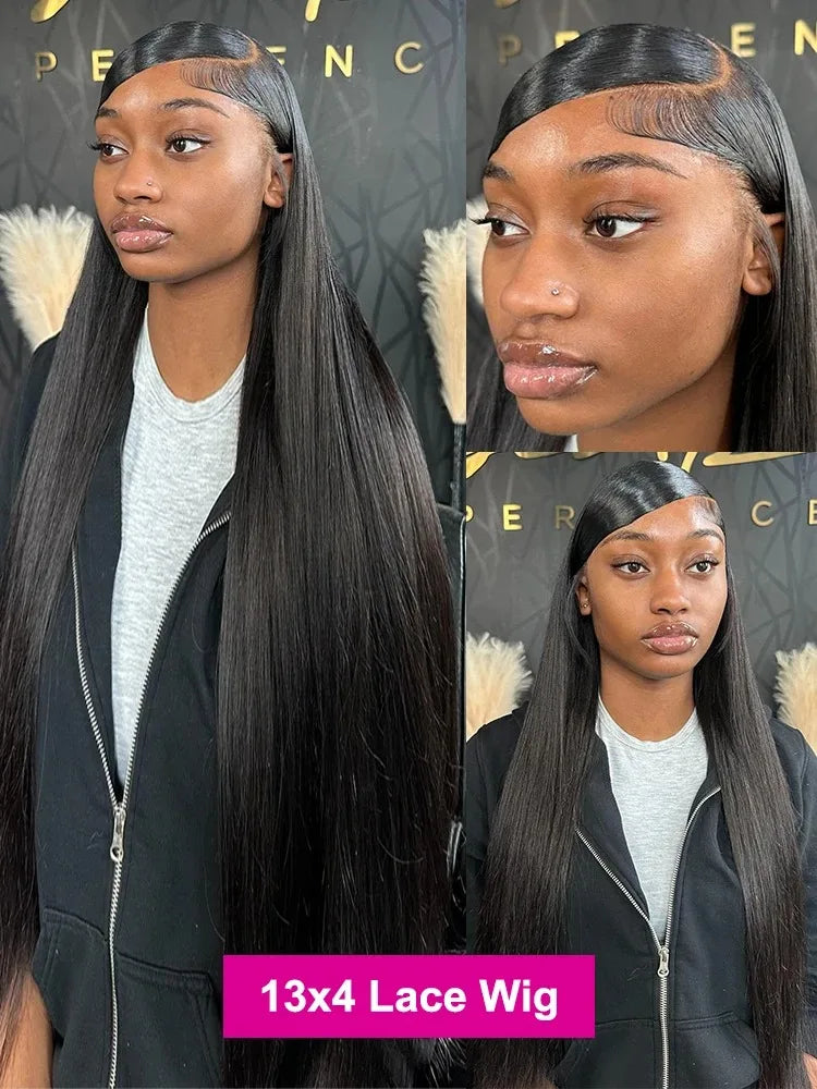 Mossily 30 42 Inch HD 13x6 Lace Frontal Wigs Human Hair