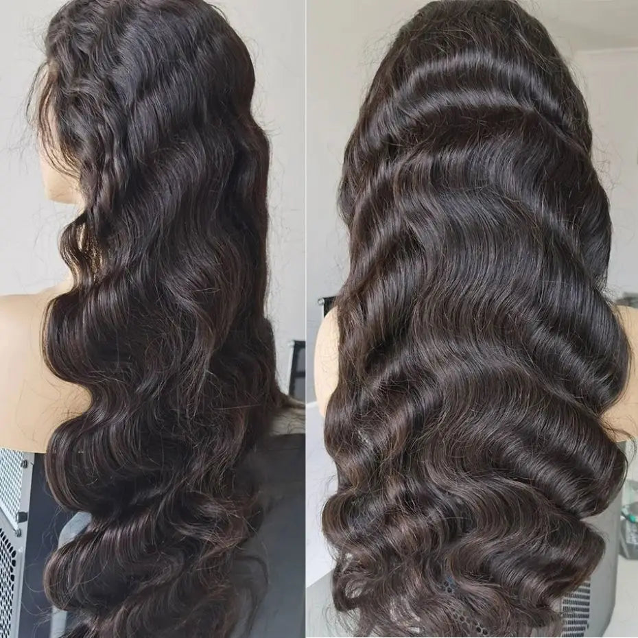 360 Full Lace Wigs For Ponytail Brazilian 30 32Inch Body Wave 13x4 13x6 HD Lace Front Wig