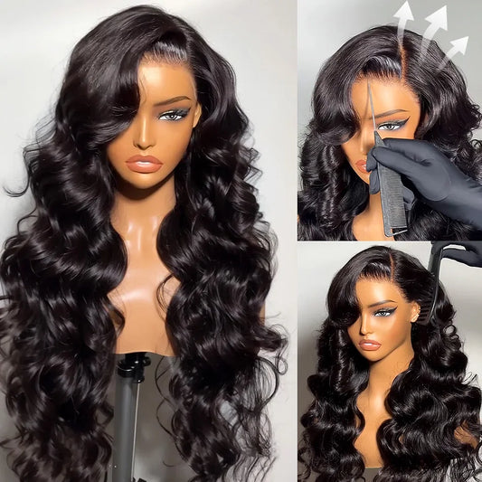 100% Human Hair 13x4 13x6 Lace Frontal Wigs Body