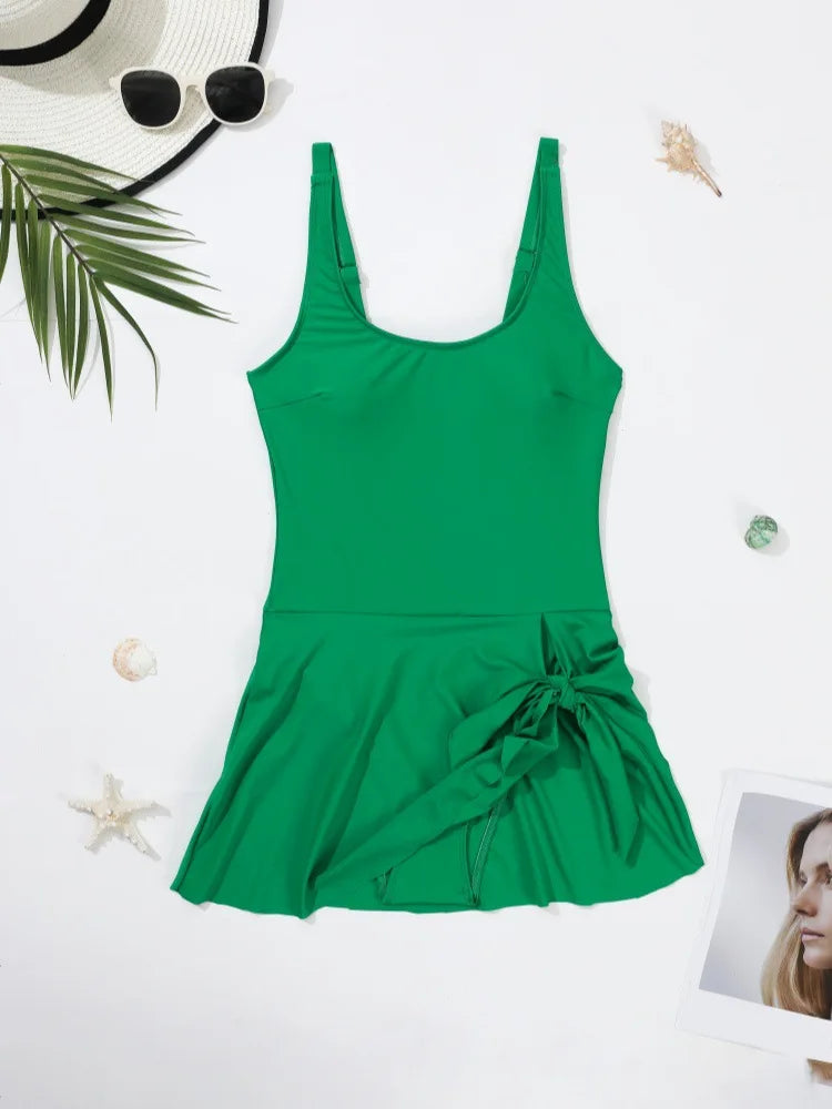 2025 Sexy Solid Strapped Swimwear