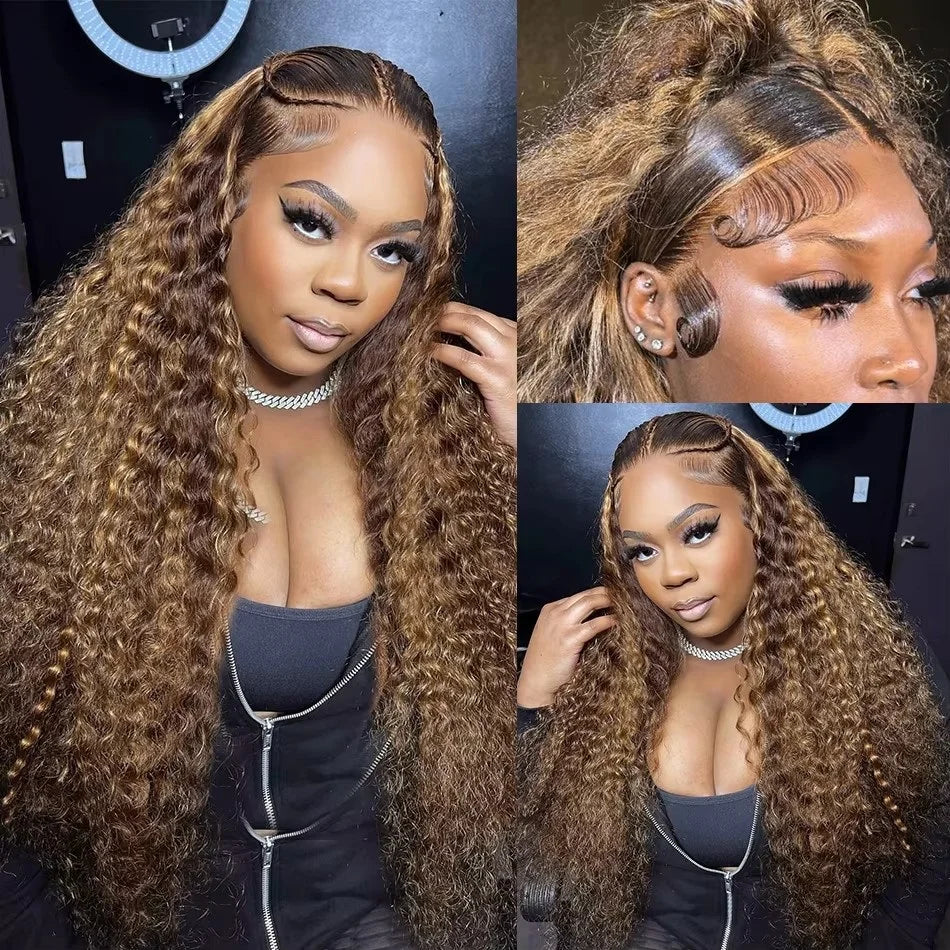 13x4 Highlight Wig Human Hair 13x6 Hd Lace