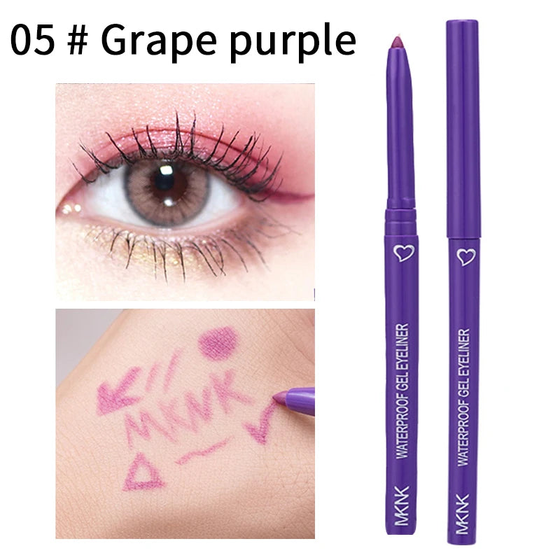 Waterproof Eyeliner Pen Smooth Matte Black Brown